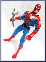 Spider-Man (Battle Ravaged) from Marvel - Super Heroes - Series 7 manufactured by Toy Biz [Loose]