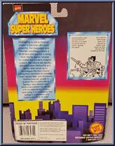 Wolverine Spy from Marvel - Super Heroes - Series 7 manufactured by Toy Biz [Back]