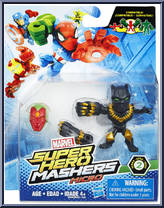 Black Panther from Marvel Super Hero Mashers - Micro manufactured by Hasbro [Front]
