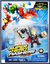 Thor from Marvel Super Hero Mashers - Micro manufactured by Hasbro [Front]