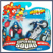 Captain America & Motorcycle Action Figure