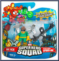 Doctor Octopus & Black-Suit Spider-Man from Marvel Super Hero Squad - Series  7 manufactured by Hasbro [Front]