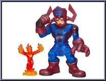 Galactus & Human Torch from Marvel Super Hero Squad - Mega Packs manufactured by Hasbro [Loose]