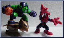 Green Goblin & Spider-Man from Marvel Super Hero Squad - Series 15 manufactured by Hasbro [Loose]