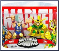 Iceman & Pyro from Marvel Super Hero Squad - Series  6 manufactured by Hasbro [Front]