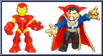 Iron Man & Doctor Strange from Marvel Super Hero Squad - Series 20 manufactured by Hasbro [Loose]