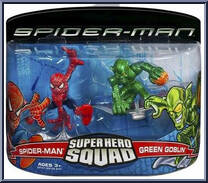 Spider-Man & Green Goblin from Marvel Super Hero Squad - Spider-Man Series 1 manufactured by Hasbro [Front]