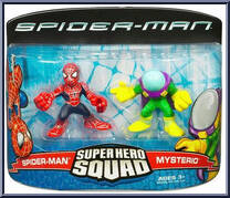 Spider-Man & Mysterio from Marvel Super Hero Squad - Spider-Man Series 4 manufactured by Hasbro [Front]