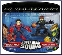 Spider-Man & New Goblin from Marvel Super Hero Squad - Spider-Man Series 1 manufactured by Hasbro [Front]