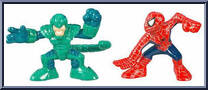 Spider-Man & Scorpion from Marvel Super Hero Squad - Spider-Man Series 3 manufactured by Hasbro [Loose]