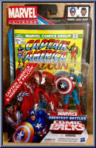 Captain America / Falcon from Marvel Universe - Fury Files - Comic Packs - Greatest Battles manufactured by Hasbro [Front]