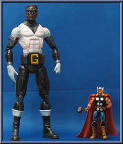 Goliath (Black) / Thor from Marvel Universe - Fury Files - Gigantic Battles manufactured by Hasbro [Loose]
