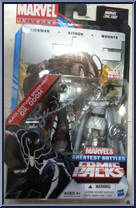 Spider-Man (Black Costume) / Dr. Doom from Marvel Universe - Fury Files - Comic Packs - Greatest Battles manufactured by Hasbro [Front]