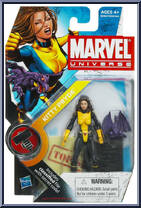 Kitty Pryde (with Lockheed) from Marvel Universe - Series 2 - HAMMER Files - Wave  8 manufactured by Hasbro [Front]