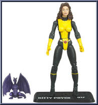 Kitty Pryde (with Lockheed) from Marvel Universe - Series 2 - HAMMER Files - Wave  8 manufactured by Hasbro [Loose]