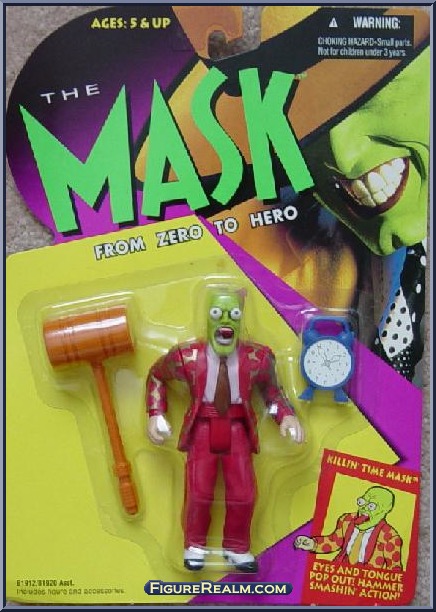 1994 Hasbro THE MASK 'zero to Hero' KILLIN' TIME MASK Action Figure 81912 SEALED