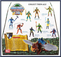 Griffin from Masters of the Universe - Classics - Beasts manufactured by Mattel [Back]