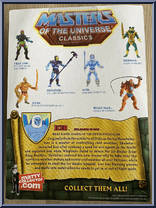 Icer from Masters of the Universe - Classics - Basic Series manufactured by Mattel [Back]