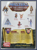 Loo-Kee & Kowl (Princess of Power) from Masters of the Universe - Classics - Basic Series manufactured by Mattel [Back]