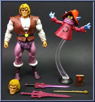 Orko and Prince Adam from Masters of the Universe - Classics - Basic Series manufactured by Mattel [Loose]