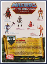 Standor from Masters of the Universe - Classics - Basic Series manufactured by Mattel [Back]