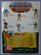 Zodac from Masters of the Universe - Classics - Basic Series manufactured by Mattel [Back]