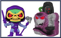 Skeletor with Snake Mountain from Masters of the Universe - Pop! Towns manufactured by Funko [Loose]