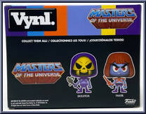 Skeletor + Faker from Masters of the Universe - Vinyl manufactured by Funko [Back]