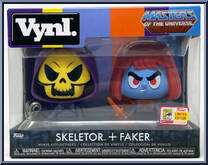 Skeletor + Faker from Masters of the Universe - Vinyl manufactured by Funko [Front]