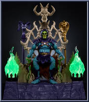 Skeletor and Havoc Throne from Masters of the Universe - Masterverse - New Eternia manufactured by Mattel [Loose]