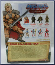 He-Man (Rebel Leader) from Masters of the Universe - Classics manufactured by Super7 [Back]