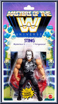 Sting from Masters of the WWE Universe - Wave 1 manufactured by Mattel [Front]