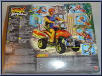 4x4 Hydro Quad & Zip Action from Max Steel - 2002 Basic manufactured by Mattel [Back]