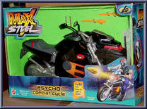 Psycho Combat Cycle  from Max Steel - 2001 Basic manufactured by Mattel [Front]