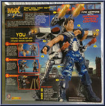 Track and Attack from Max Steel - 2001 Basic manufactured by Mattel [Back]