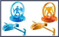 Fire Elementor vs. Transformation Max Steel from Max Steel - 2013 - Turbo Battlers manufactured by Mattel [Loose]