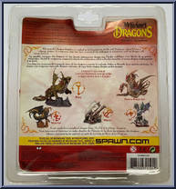 Fire Dragon Clan from McFarlane's Dragons - Series 7 manufactured by McFarlane [Back]