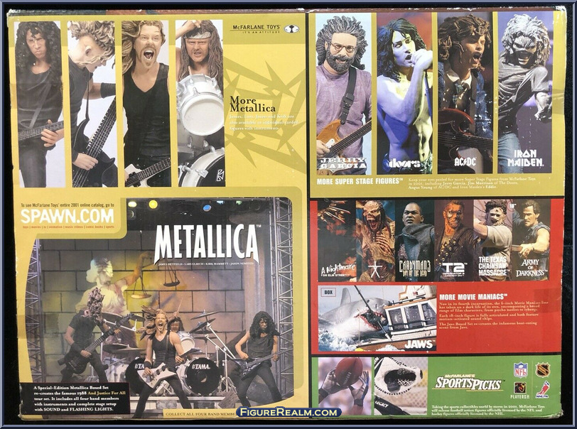 metallica figures set of 4