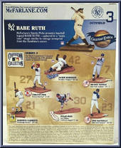 Mickey Mantle from McFarlane's Sports Picks - Cooperstown - Collector's Edition manufactured by McFarlane [Back]