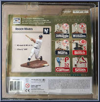 Roger Maris (Yankees) from McFarlane's Sports Picks - Cooperstown - Series 4 manufactured by McFarlane [Back]