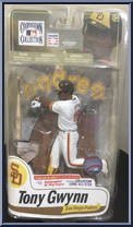 Tony Gwynn (White Jersey) from McFarlane's Sports Picks - Cooperstown - Series 7 manufactured by McFarlane [Front]