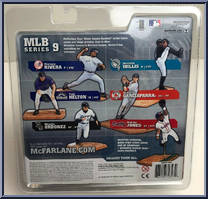 Andruw Jones (White Jersey) from McFarlane's Sports Picks - MLB - Series  9 manufactured by McFarlane [Back]