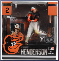 Gunnar Henderson (Baltimore Orioles) (Platinum) from McFarlane's Sports Picks - MLB - Legacy Series manufactured by McFarlane [Front]