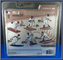 Jason Varitek (Gray Uniform) from McFarlane's Sports Picks - MLB - Series 14 manufactured by McFarlane [Back]