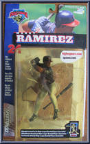 Manny Ramirez (Black Jersey) from McFarlane's Sports Picks - MLB - Big League Challenge - 2000 manufactured by McFarlane [Front]