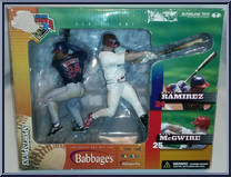 Manny Ramirez / Mark McGwire from McFarlane's Sports Picks - MLB - Big League Challenge - 2000 manufactured by McFarlane [Front]