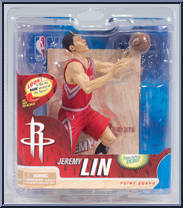 Jeremy Lin (Red Jersey) from McFarlane's Sports Picks - NBA - Series 21 manufactured by McFarlane [Front]