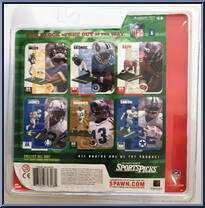 Eddie George (Blue / White Jersey) from McFarlane's Sports Picks - NFL - Series  1 manufactured by McFarlane [Back]