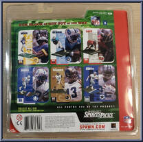 Edgerrin James (Indianapolis Colts) from McFarlane's Sports Picks - NFL - Series  1 manufactured by McFarlane [Back]