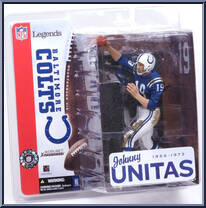 Jonny Unitas from McFarlane's Sports Picks - NFL - NFL Legends - Series 1 manufactured by McFarlane [Front]